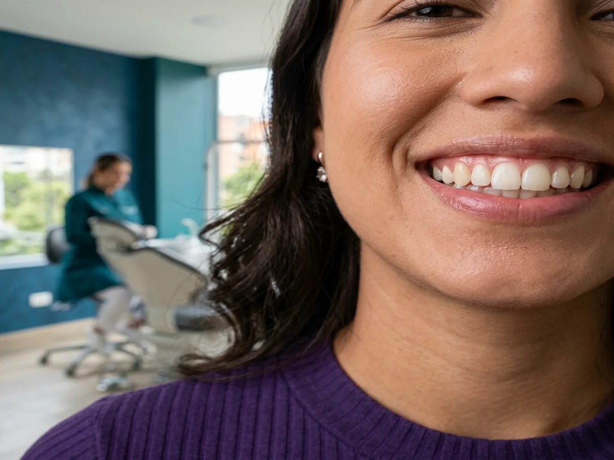 Antes del tratamiento dental